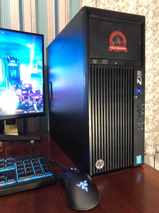 Игровой компьютер ПК системный блок Intel i7/16Gb/RX570/SSD240+500