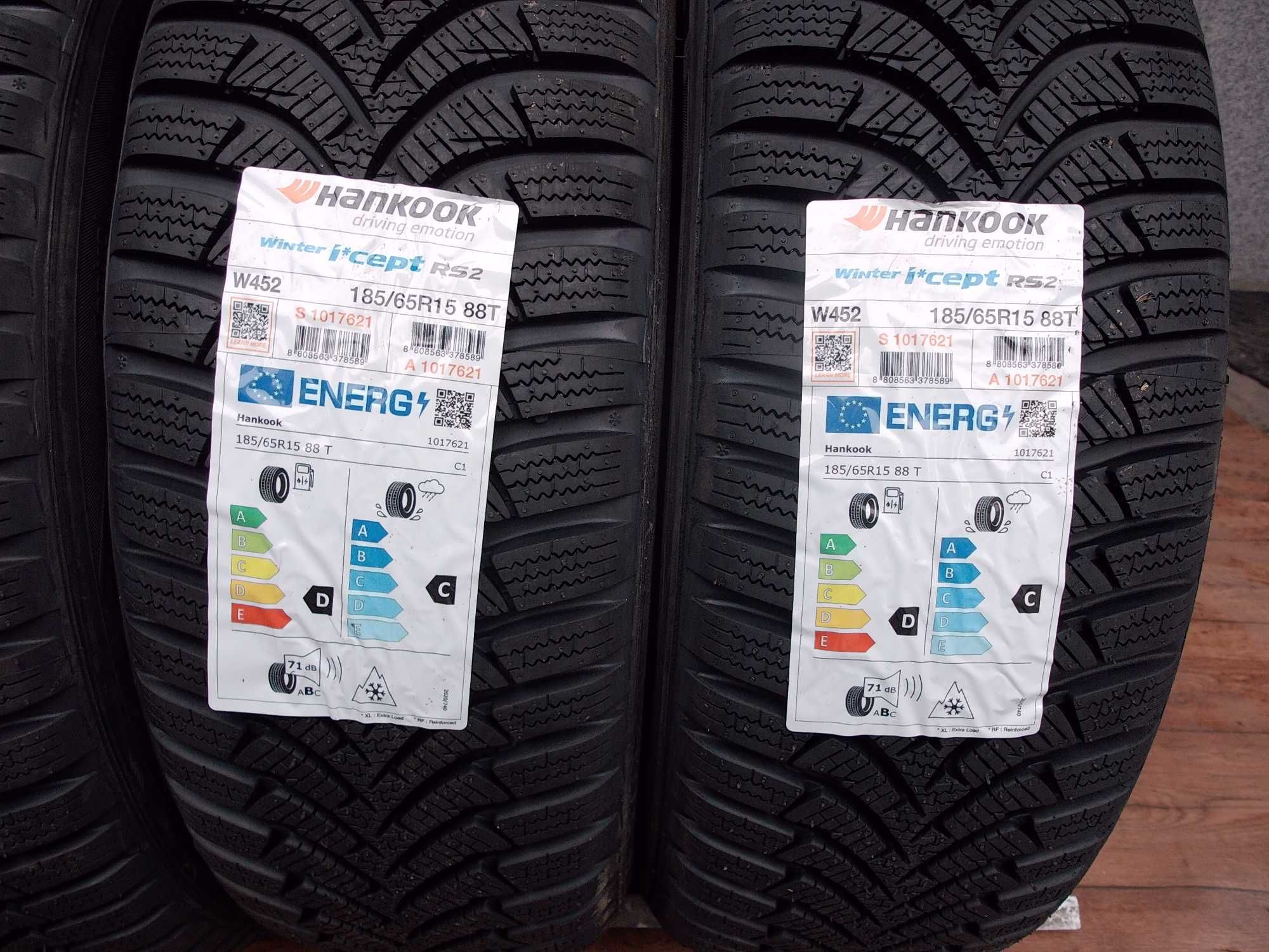 Hankook Winter Icept RS2 185/65/15 88T z 2022r nowe!