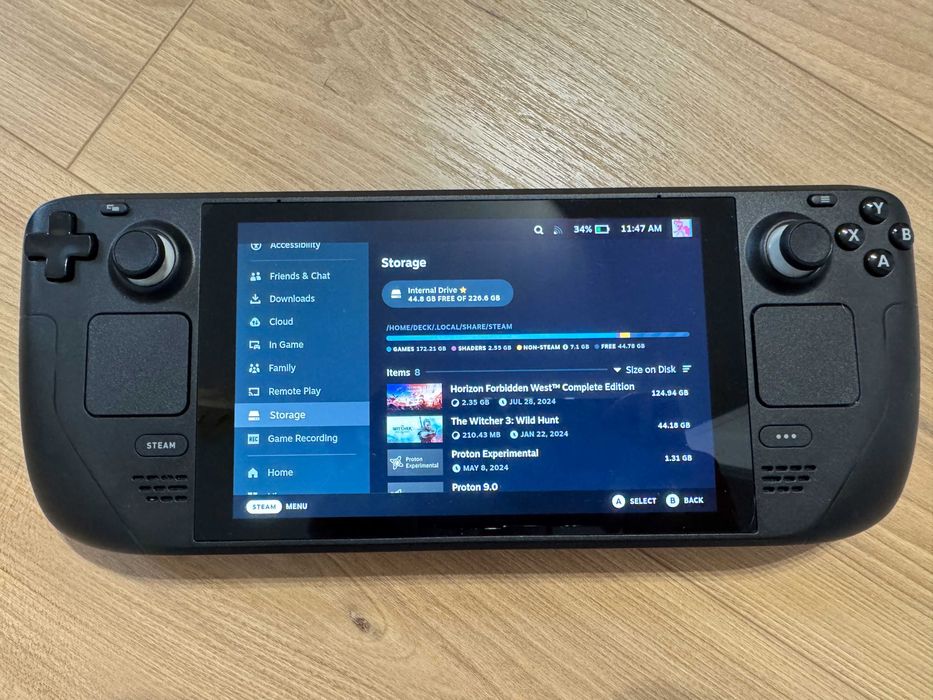 Steam Deck 256GB • Idealny stan • Oryginalne etui