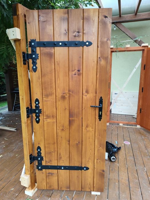 Drzwi ocieplane 65mm domków drewnianych piwniczek gospodarczych