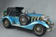 Metalowy zabytkowy model auto RETRO pojazd retro 32,5 cm
