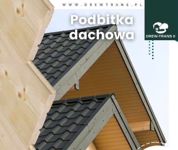 Elewacja drewniana, boazeria, świerk skandynawski 14x121 podbitka dach