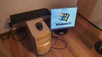 RETRO-KOMPUTER Celeron400 128MB ram 8GB WIN98+Monitor19”+gratis skaner