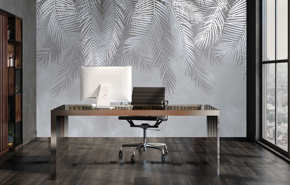 Fototapeta TOP Pióra Szaro-Białe Na Ścianę 3D Twój Rozmiar + KLEJ