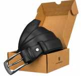 Peterson pasek czarny PTN 042277- BLACK - mężczyzna  ttst884