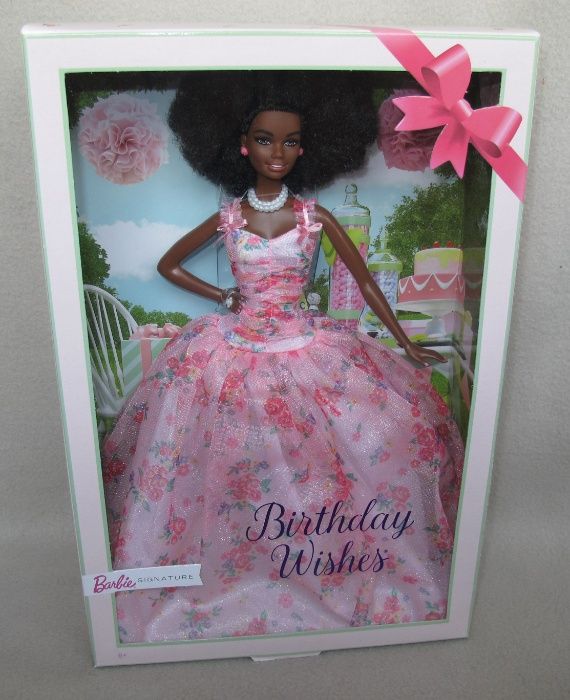 Барби День рождения (афро) Barbie Birthday Wishes "Christie"