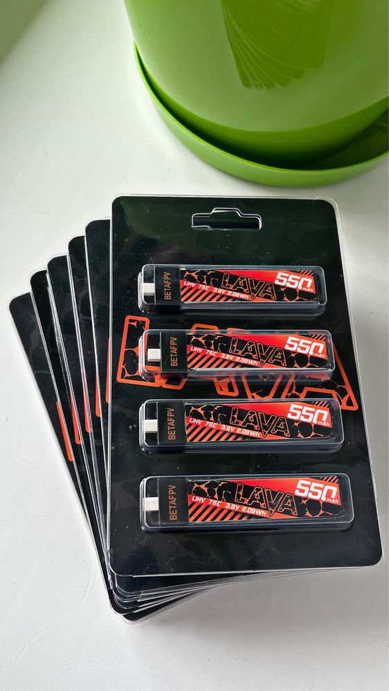 Акумулятор BetaFPV Lava 1S 300mAh 75C 550 mAh
