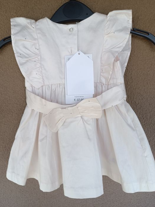 Vestido rosa claro de menina T.6 M