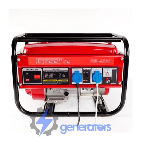 Мощный бензиновый генератор Greelite GE-4500 от 3,5 - 4,5 кВт