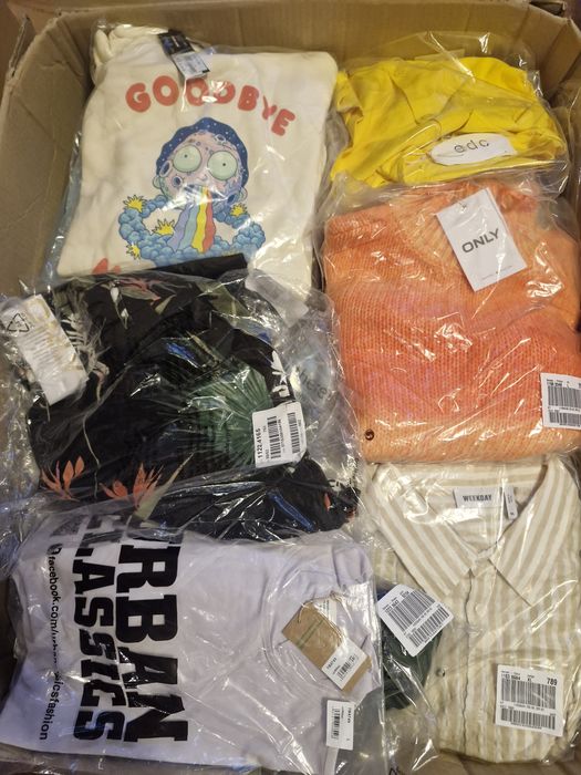 5kg odzież katAB nowa zestaw na vinted znane marki zalando hurt detal