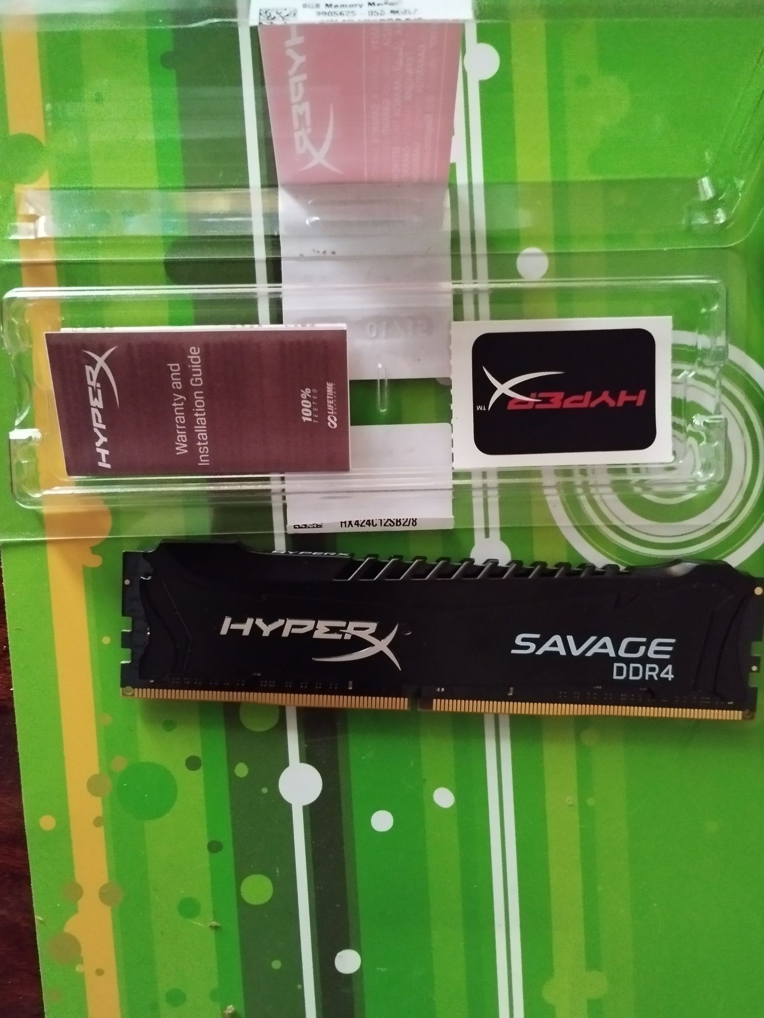 Kingston Savage Hyper X DDR4 2400-4Gb