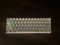 Biała klawiatura 60% blue switche