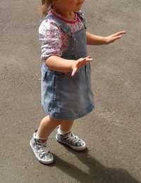 Джинсовый сарафан Rocha Little Rocha на 1-3 года/ платье джинс