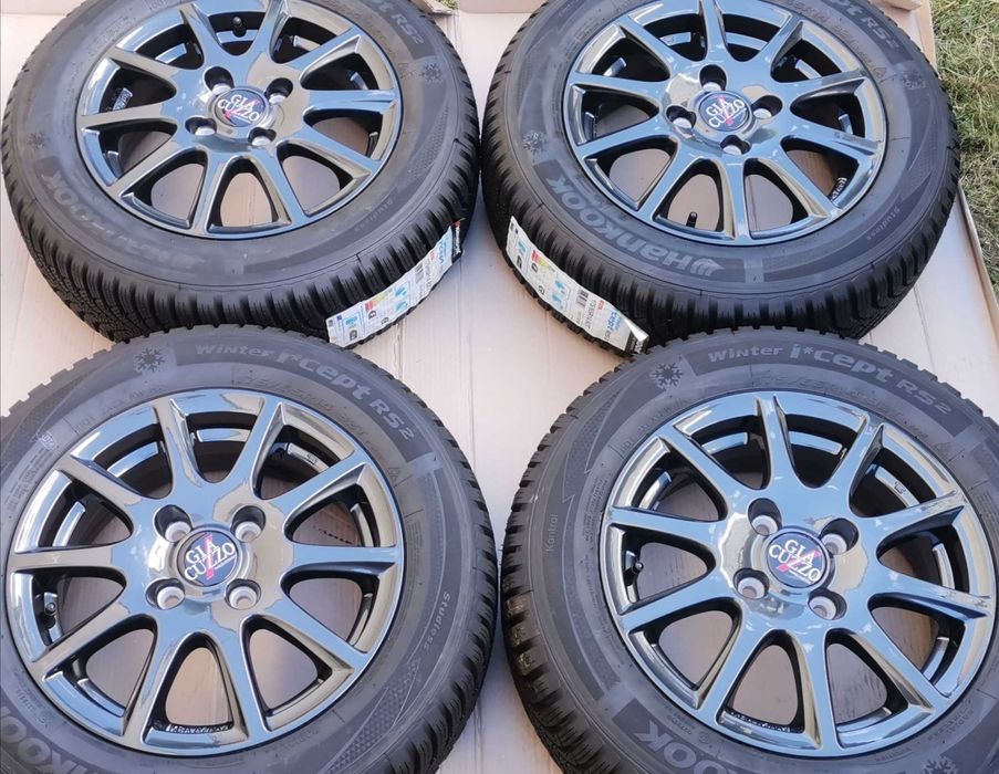 Felgi 14" opony zima NOWE KIA Picanto Rio Hyundai Dacia Opel 4x100