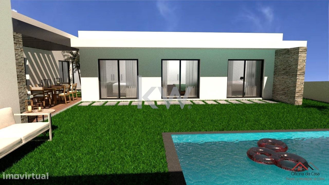 Moradia T3 em Vila Nova de Poiares, Condomínio Privado - Obra Nova