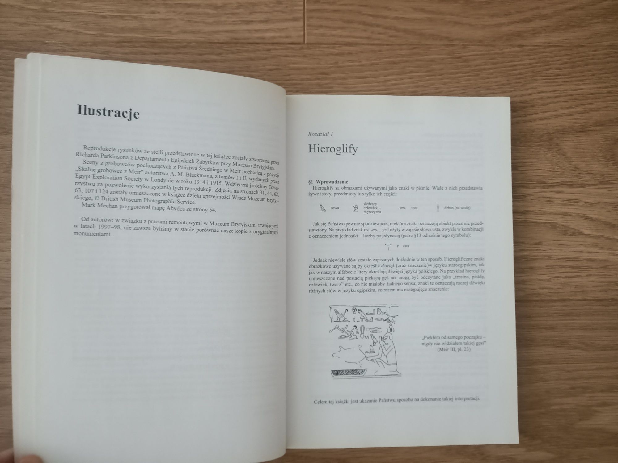 Jak czytać hieroglify egipskie, Mark Collier i Bill Manley