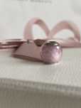Pandora oryginalny Charms S 925Ale Fasetka Petite Rożowy