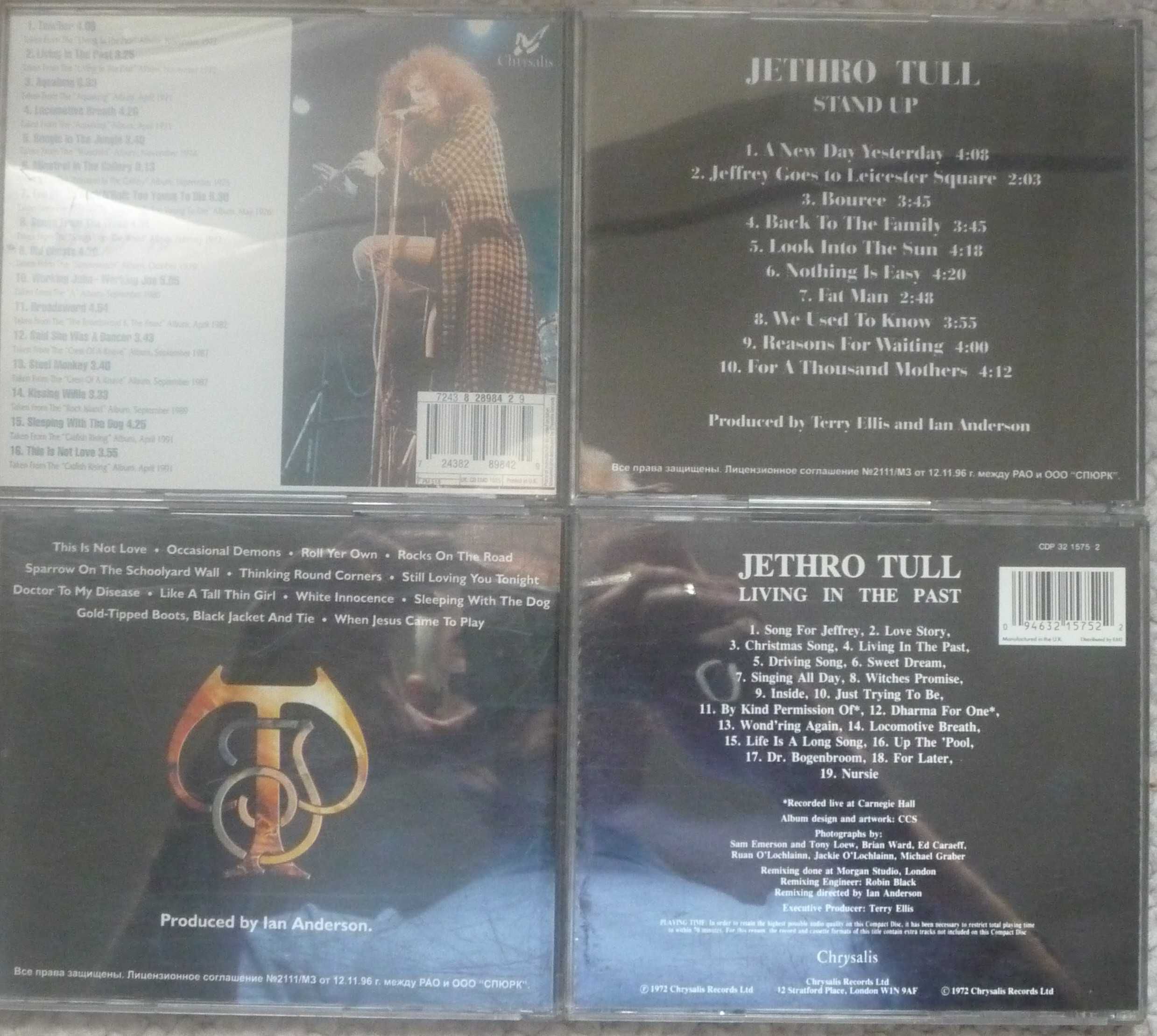 Jethro Tull -  7xCD Living In the Past, Aqualung, Crest of a Knave, A