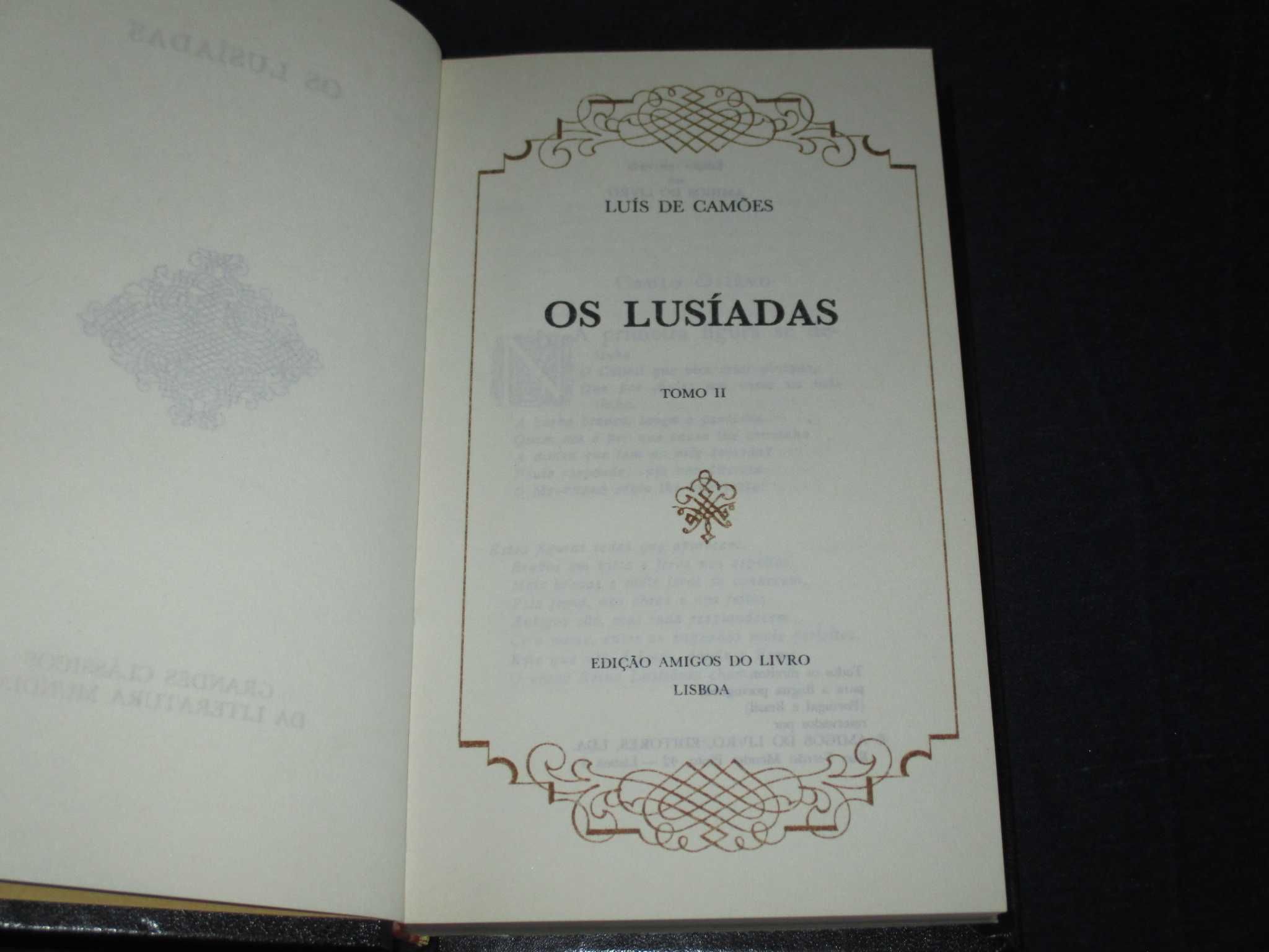 Livro Os Lusíadas Luís de Camões Amigos do Livro