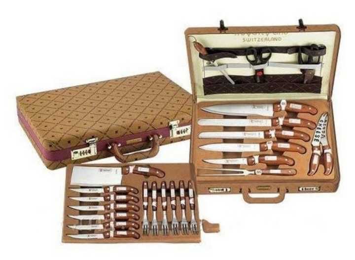 Набор ножей и приборов в чемодане на 6 персон HOFFBURG Weltweit