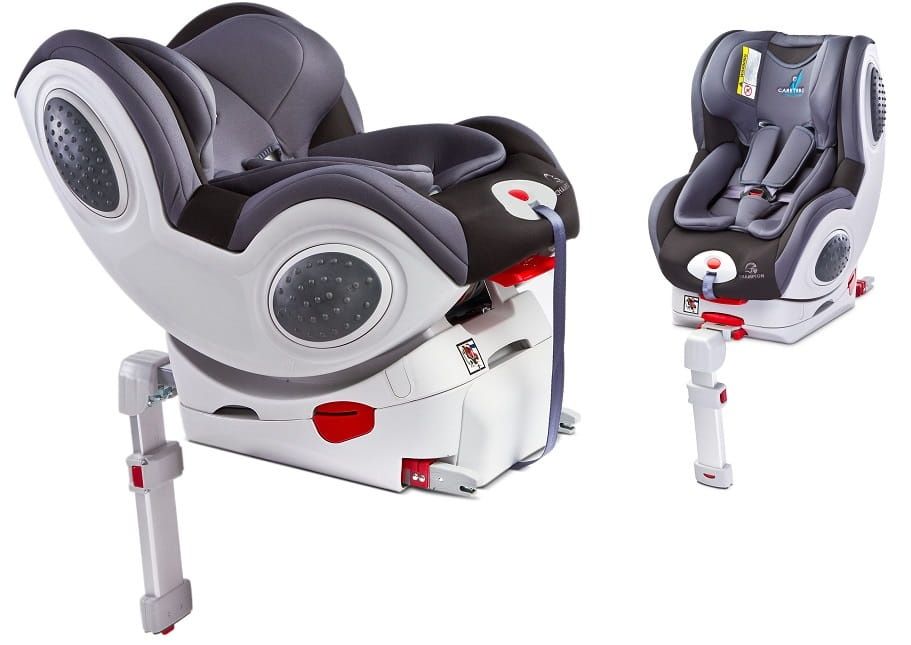 CARETERO fotelik CHAMPION 0-18 kg 2w1 baza + fotelik, isofix i pasy