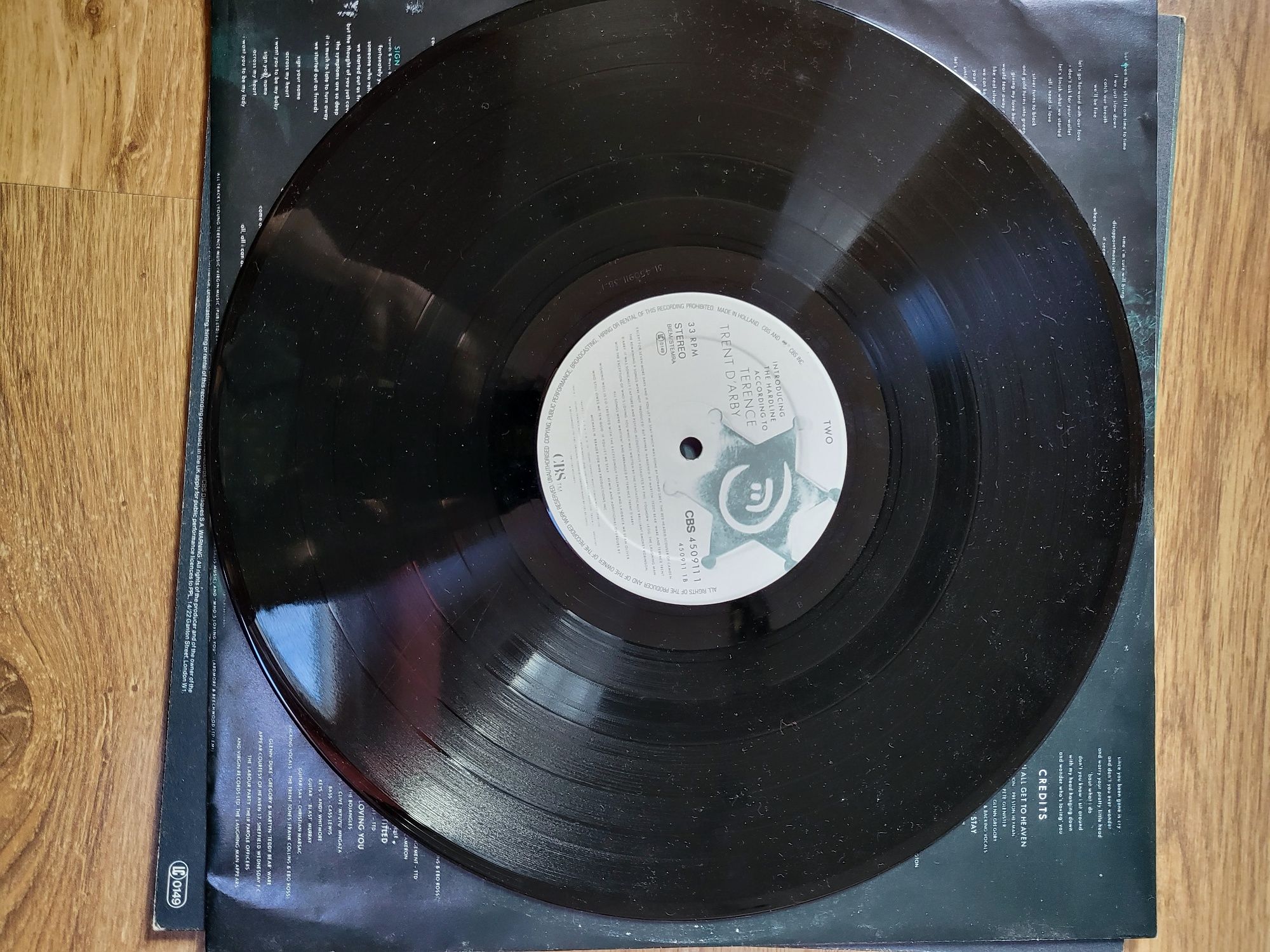 Terence Trent D arby-introducing the hardline according to LP winyl