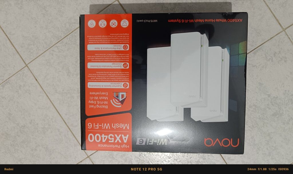 WiFi mesh Tenda Nova AX5400 pack 3