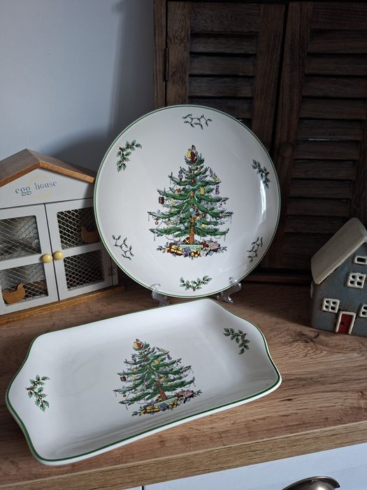 Spode Cristmas tree різдвяний посуд колекційний