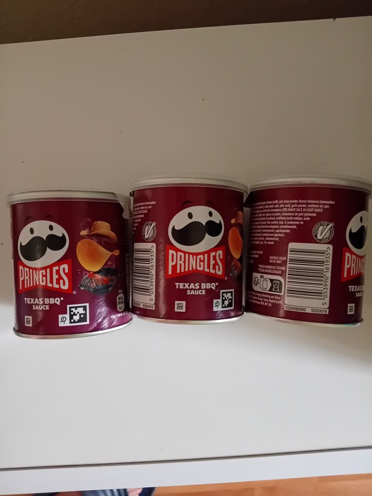 Chipsy PRINGLES texsas bbo sauce 8 sztuk 40g.