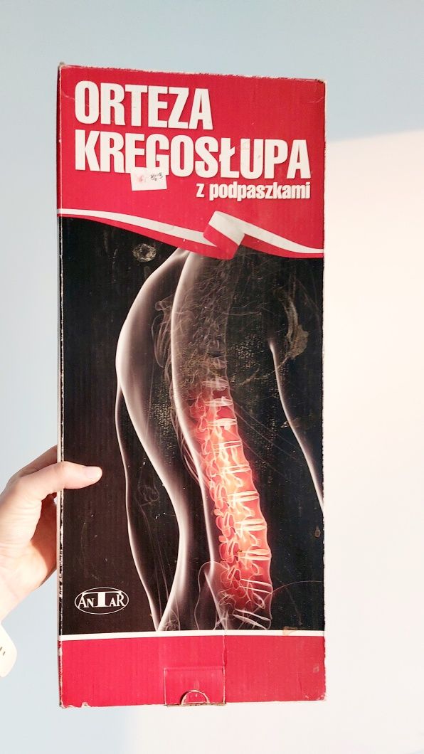 Orteza kręgosłupa z podpaszkami