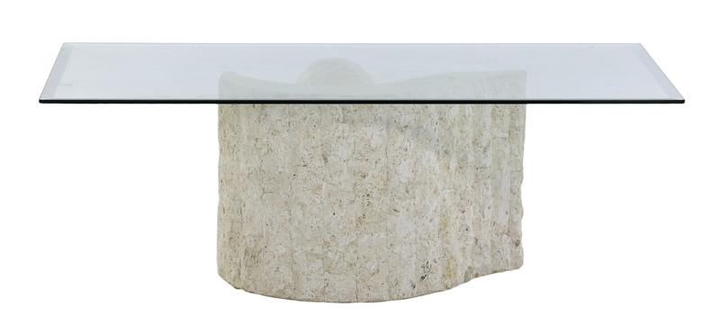 Mesa de centro folha pedra