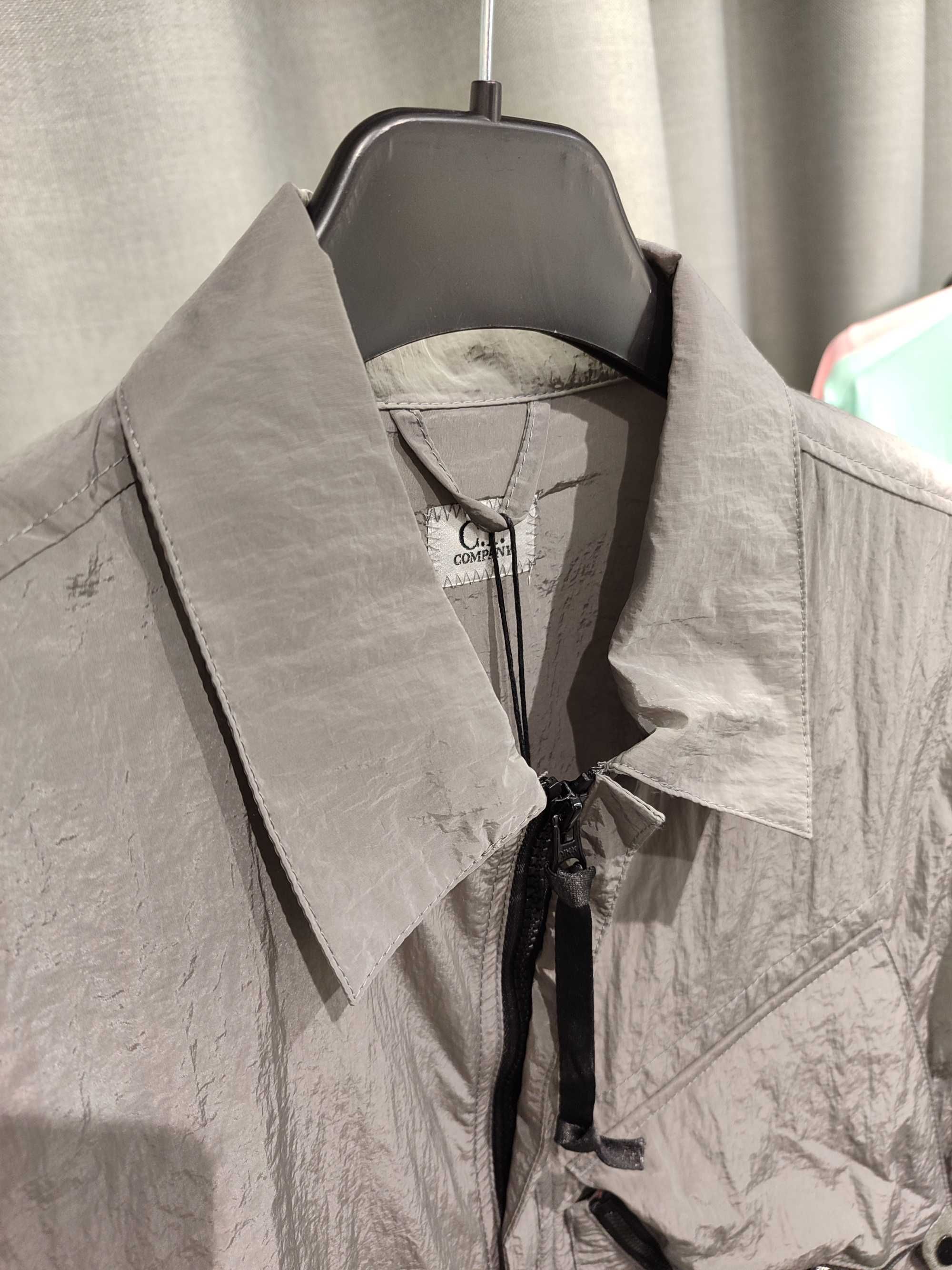 Куртка-сорочка C.P. COMPANY Chrome Lens Overshirt Grey