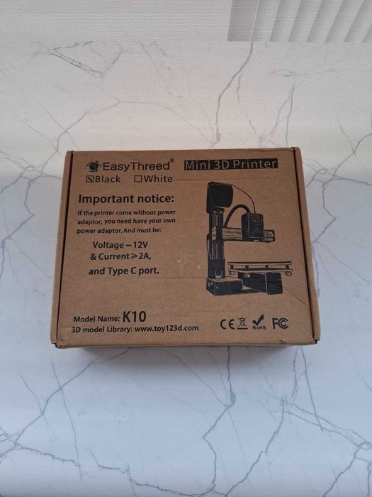 3D-принтер EasyThreed K10 філамент PLA/TPU 1,75 мм для дому і навчання