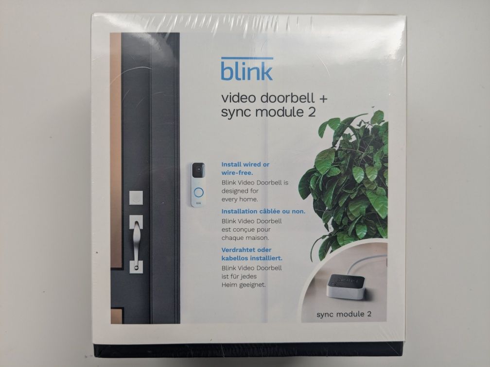 NOVO e SELADO Blink Video Doorbell + Sync Module 2