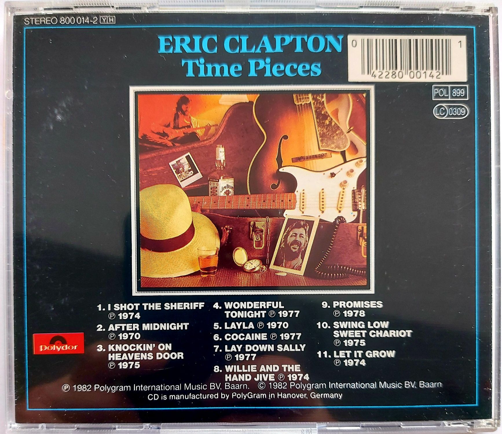 Eric Clapton The Best Of Eric Clapton 1982r