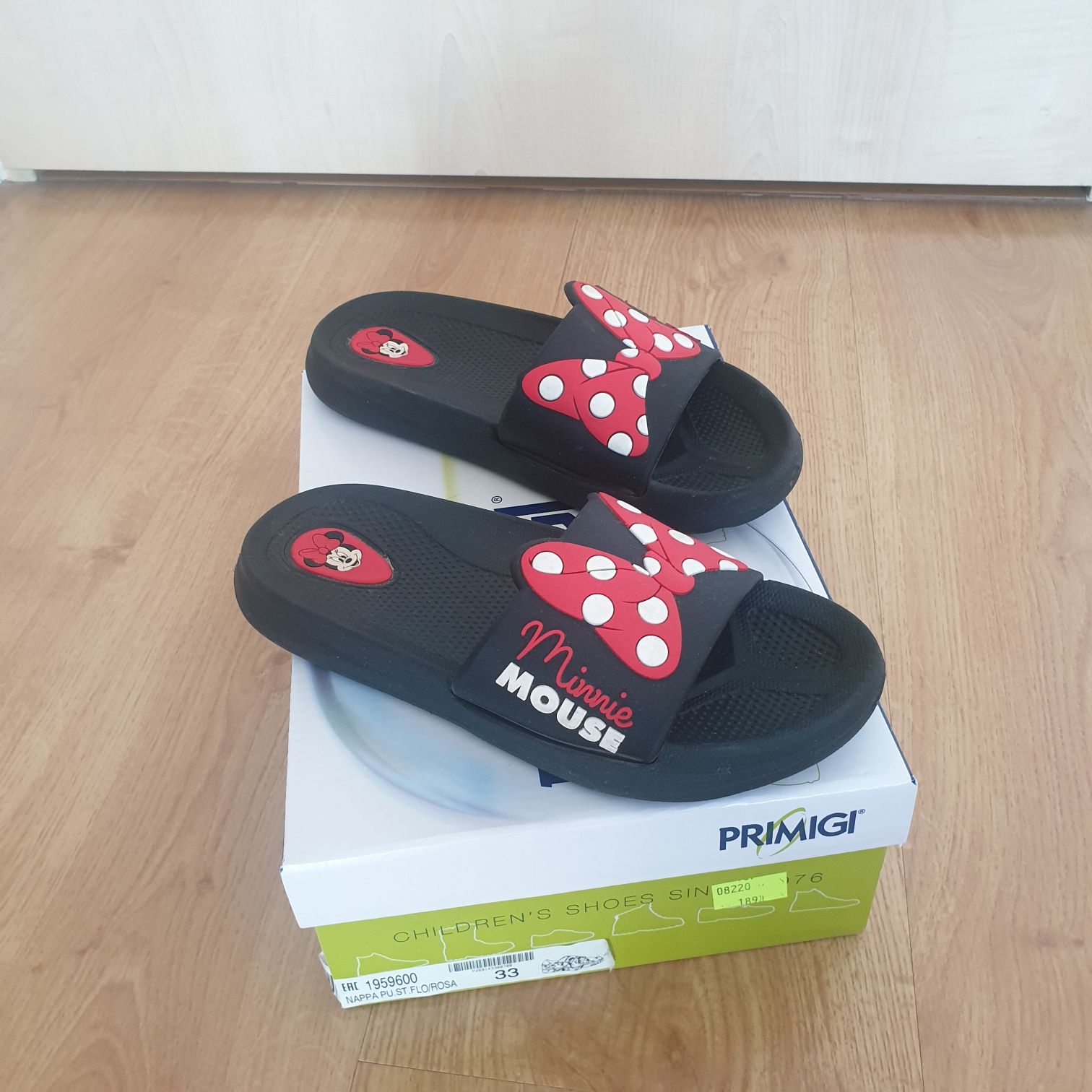 Klapki Minnie Mouse rozmiar 33