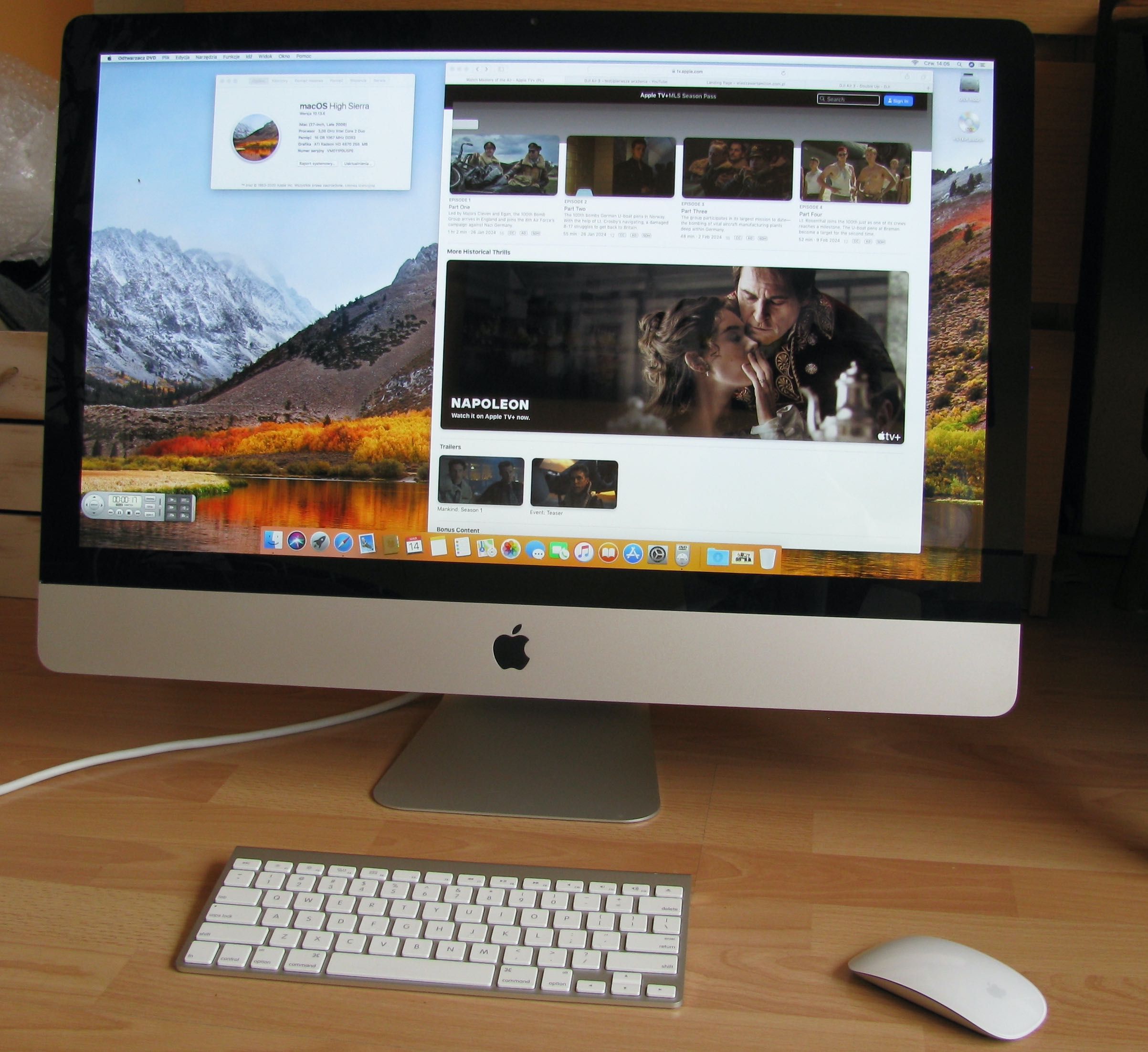 iMac 27 cali 2009r 16 GB RAM 1 TB HDD