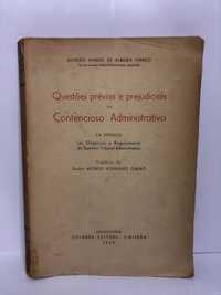 Questões Prévias e prejudiciais no Contencioso Administrativo 1959