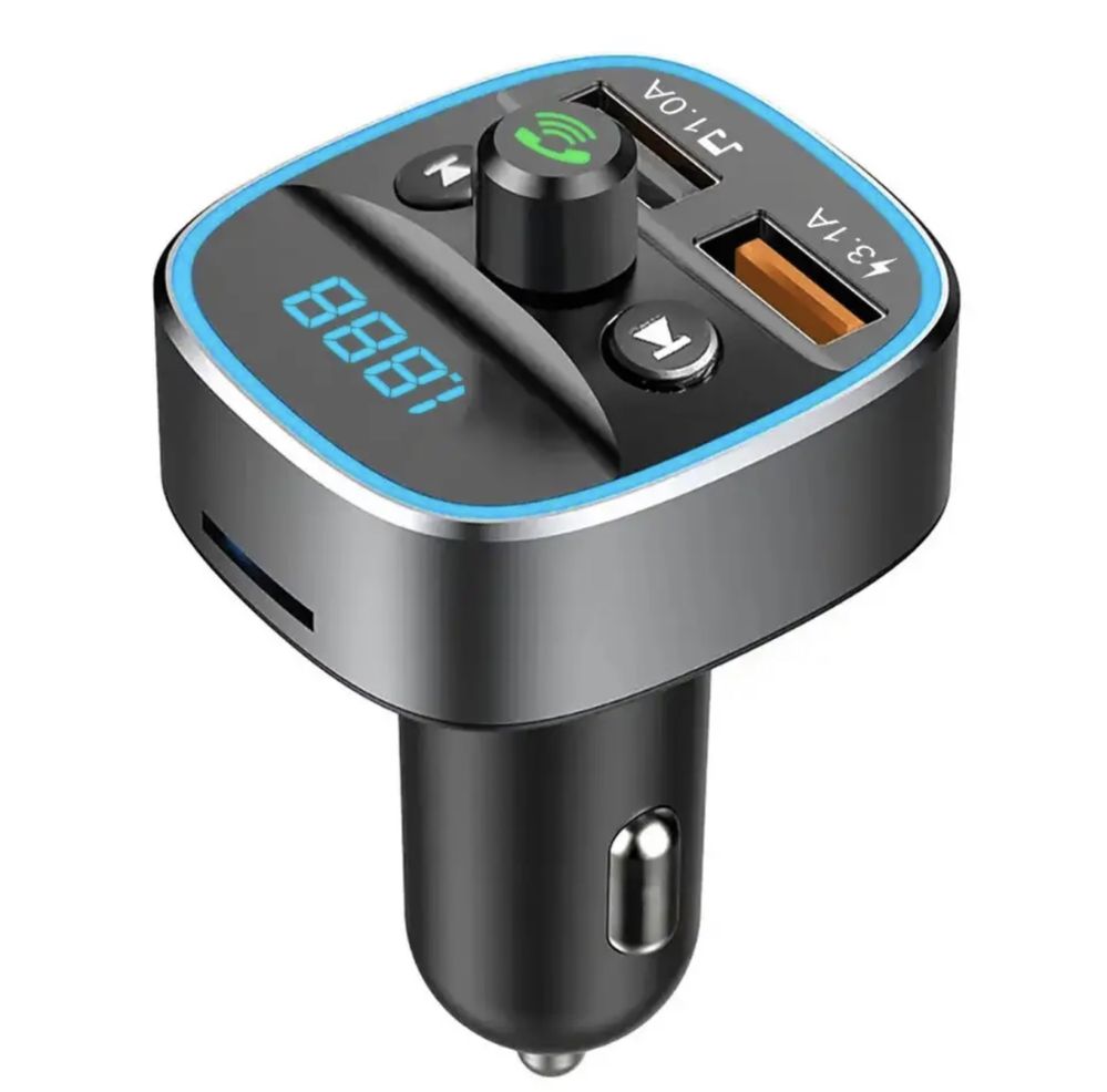 Автомобільна швидка зарядка USB Bluetooth 5,0 15 Вт fm-передатчик