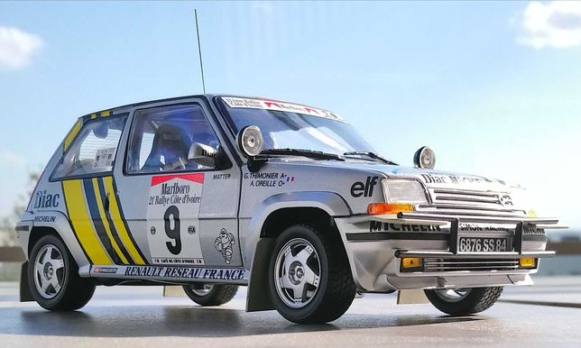 Model Renault 5 Norev 1/18 rajd, rally, wrc