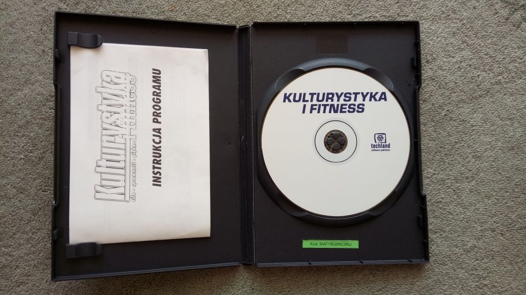 Poradnik kulturystyka i fitness CD, siłownia, ćwiczenia, treningi