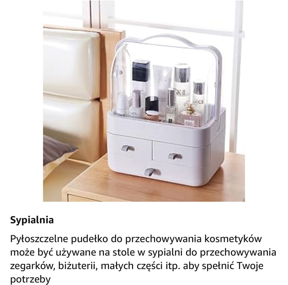 Organizer na kosmetyki duzy