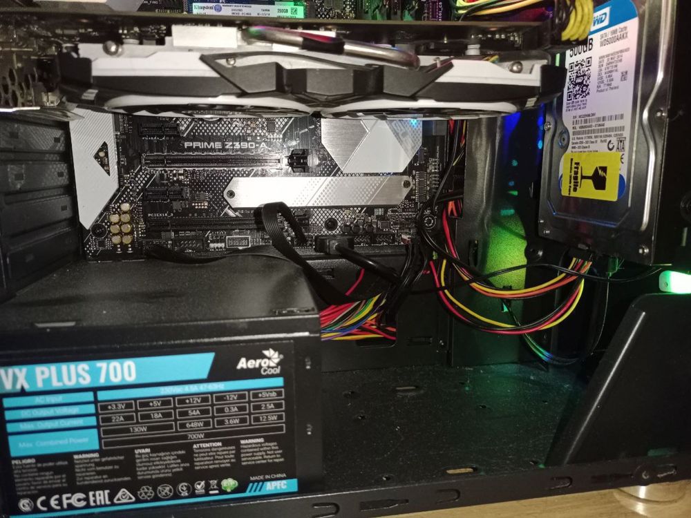 Пк игровой компьютер GTX 1060 ssd m2 nvme kingston ddr4 16 gb