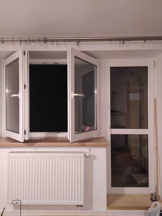 Okno z drzwiami balkonowymi