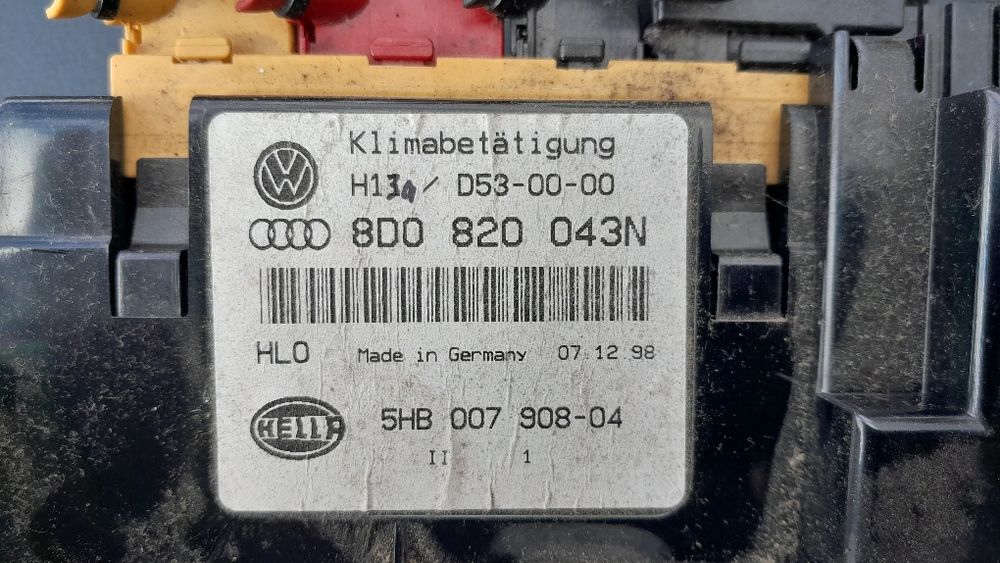 Panel klimatyzacji audi a4 b5 lift