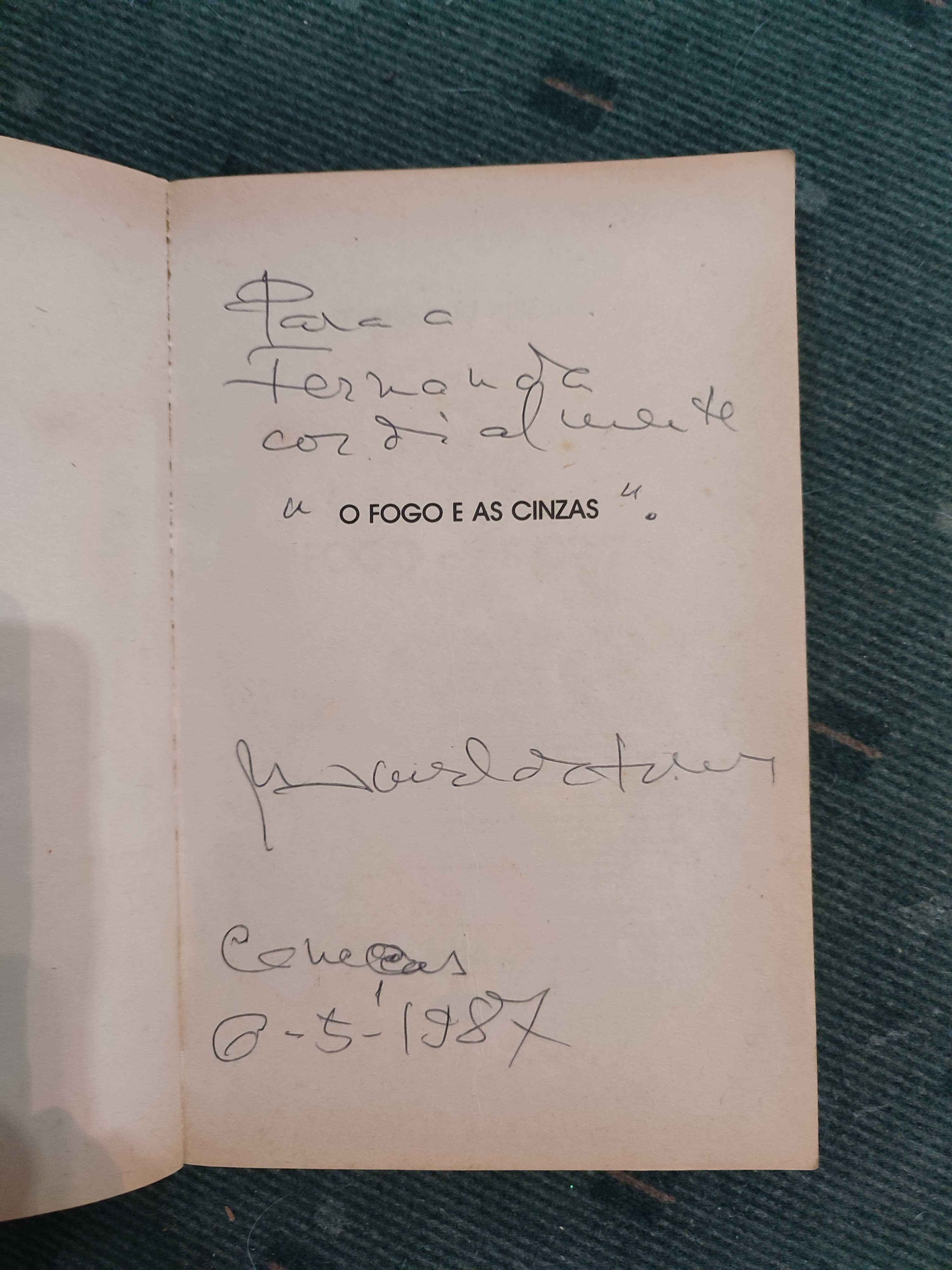 O Fogo e as Cinzas - Manuel da Fonseca-Com assinatura do autor