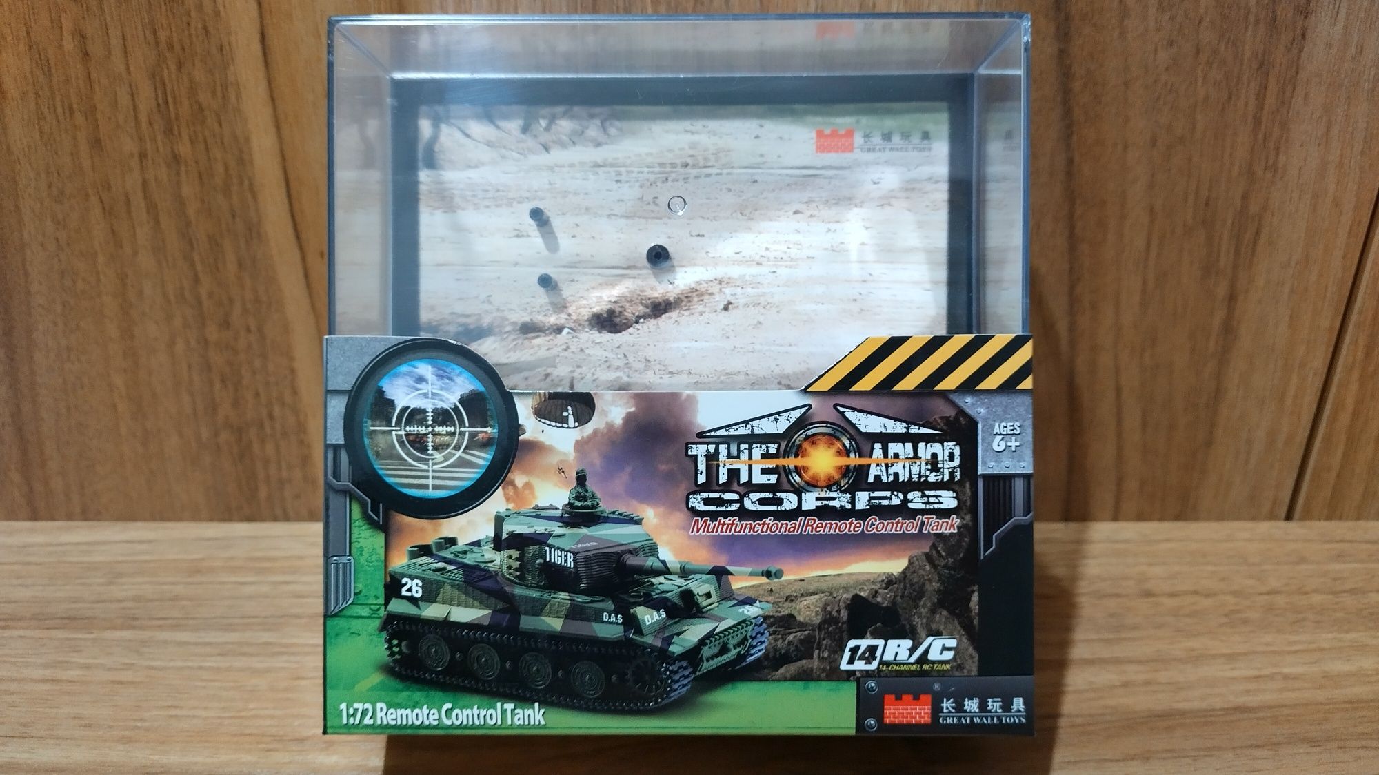 Радиоуправляемая модель танка Tiger 1:72