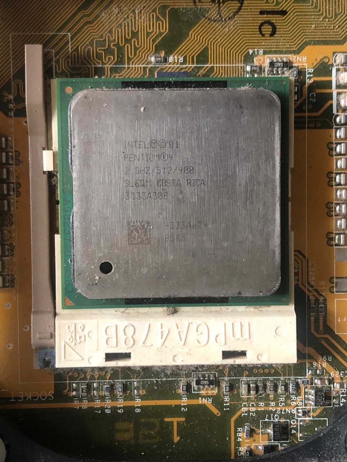 Материнская плата ASUS P4G8X + intel pentium 4