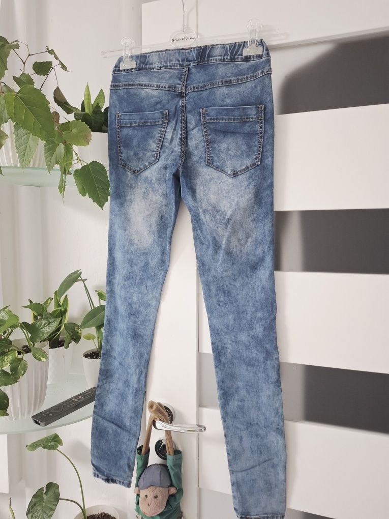 Spodnie XS Jeans leginsy rurki damskie house jak nowe  lycra gumy