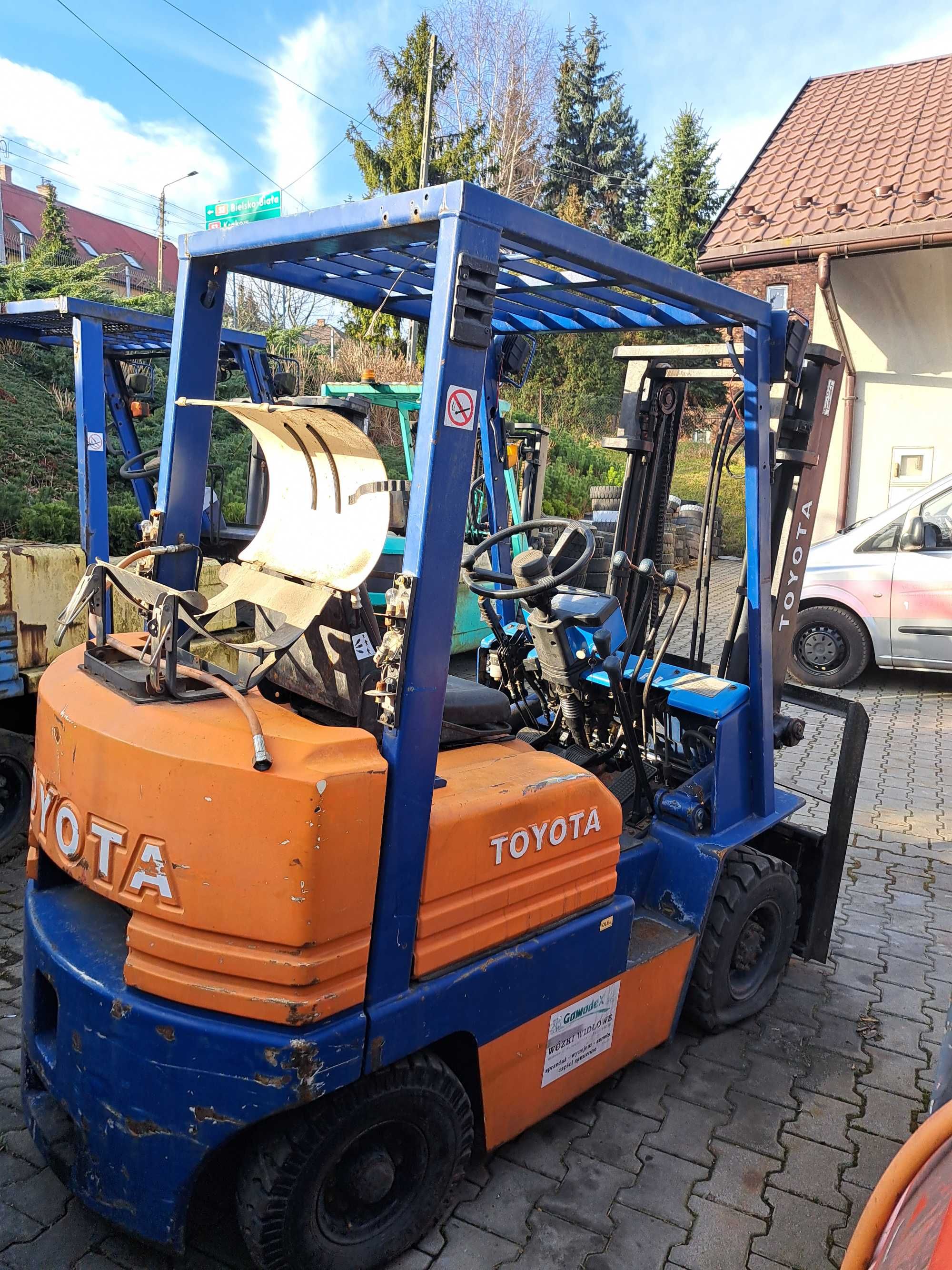 Wózek widłowy Toyota 5FGL18, B/G, 1,75t, 1994r, Duplex 3m, przesuw b.